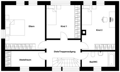 Grundriss 2. Obergeschoss